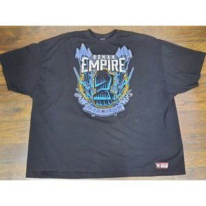 WWE Roman Empire T-Shirt 5XL XXXXXL Reigns "Spare No One Spear Everyone" Shield